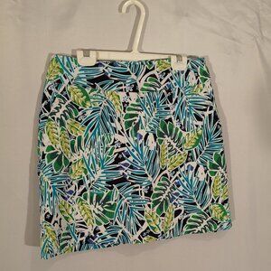 Up Ladies Multi Colored Pull On Skorts